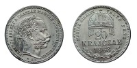 Ferenc Jzsef 1848-1916 20 krajcr 1868 KB Artex