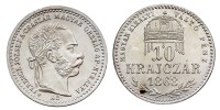 Ferenc Jzsef 1848-1916 10 krajcr 1868 KB, Artex